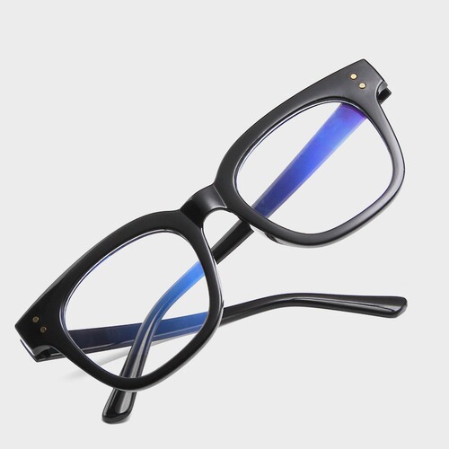  Internet celebrity Sydney's same style without makeup and versatile large frame plain mirrors for women black frame glasses on behalf of