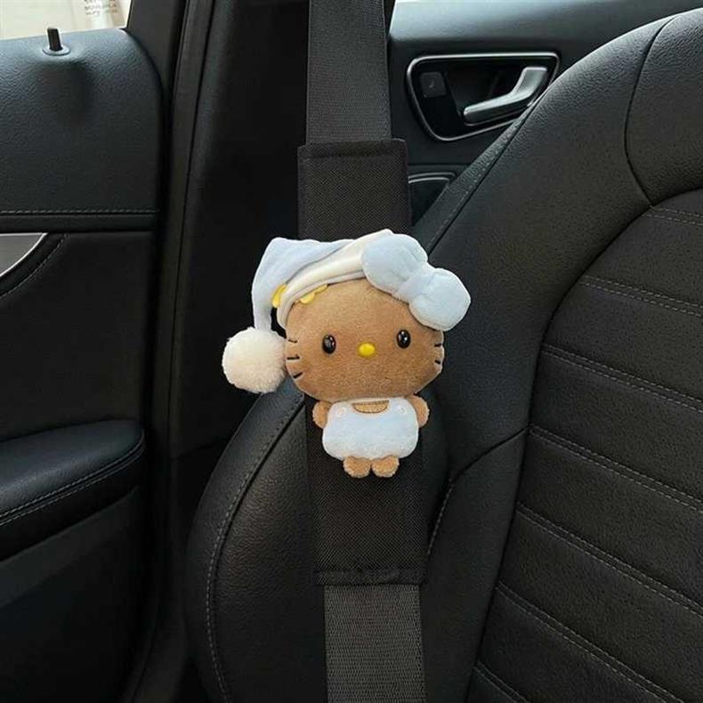 Car Seat Belt Shoulder Pads for Women, Cute and Soft, Anti-Neck Strangulation, Couple's Car Protection and Decorative Covers