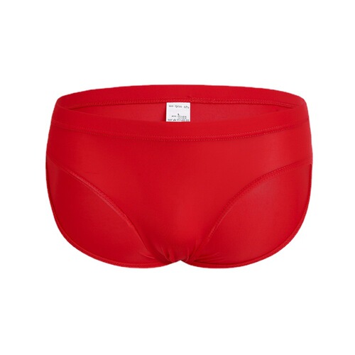 New ultra-thin nylon ice silk men's underwear, comfortable solid color, sexy and transparent, trendy men's briefs manufacturer wholesale