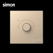 Simon/西蒙 M3系列 调光开关(二线,可控硅调光)（香槟）58E101-46