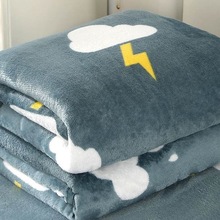 毛毯绒毯床单单人毛毯加厚毛毯铺床薄款四季毯双人学生儿童毯特价