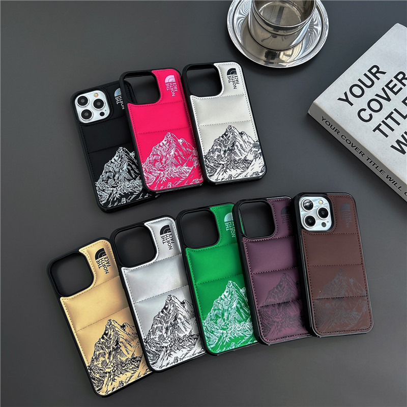 Down Jacket North Face Snow Mountain Iphone14/13 Compatible 11 Apple 17Air/16/15Promax Phone Case 12