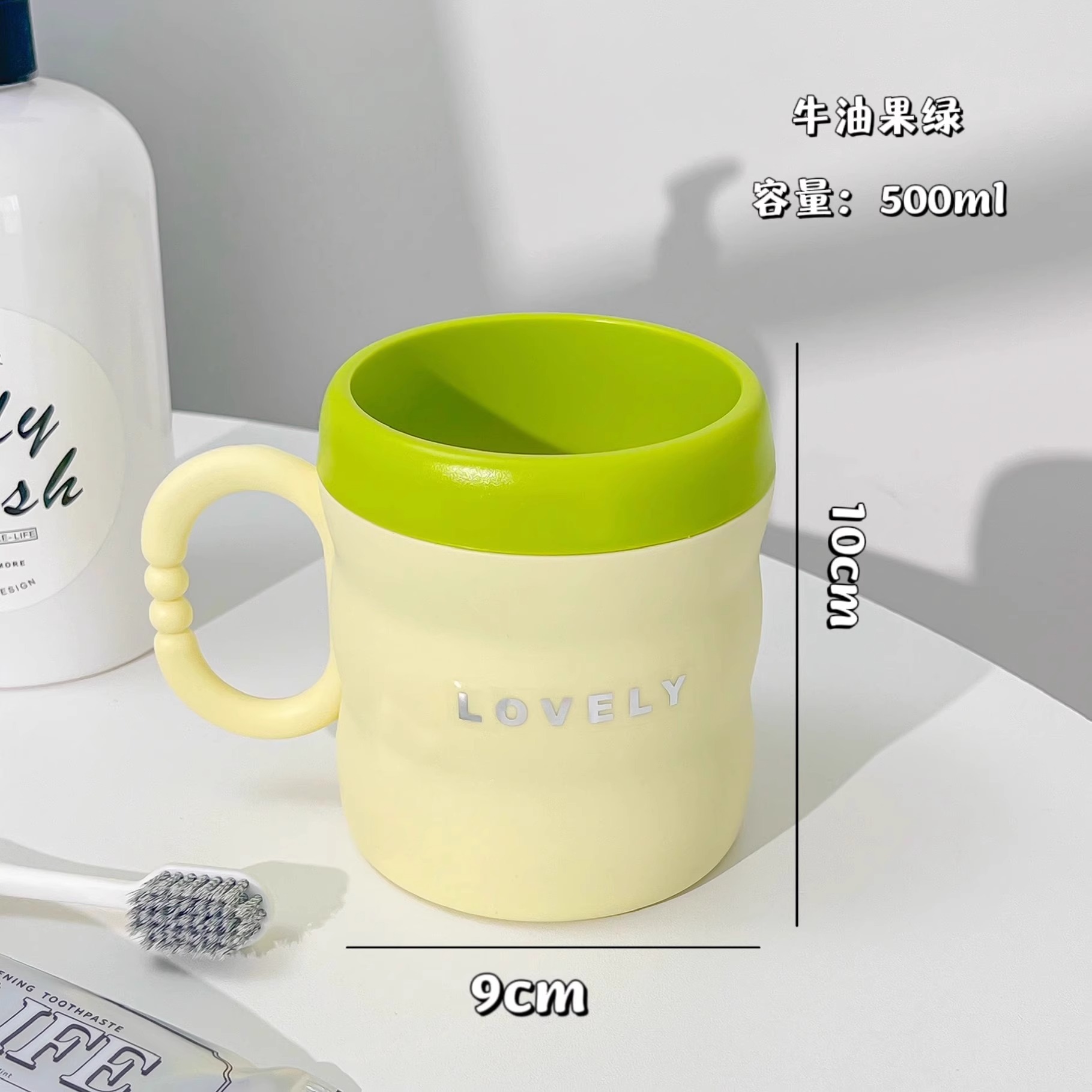 Taza de enjuague casera de doble color de bambú, taza de enjuague duradera, taza de enjuague de almacenamiento de cepillo de dientes para dormitorios de estudiantes image 20