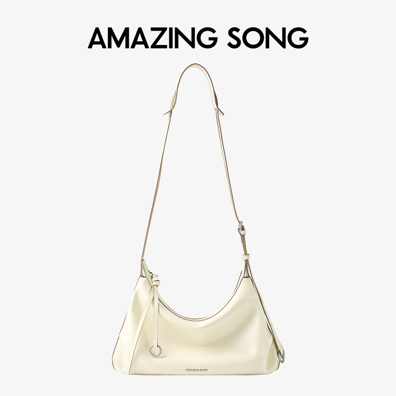 【陳都林と同じスタイル】Amazing Song ドーナツ HOBO スモール アンダーアーム クロスボディバッグ レディースバッグ 新品