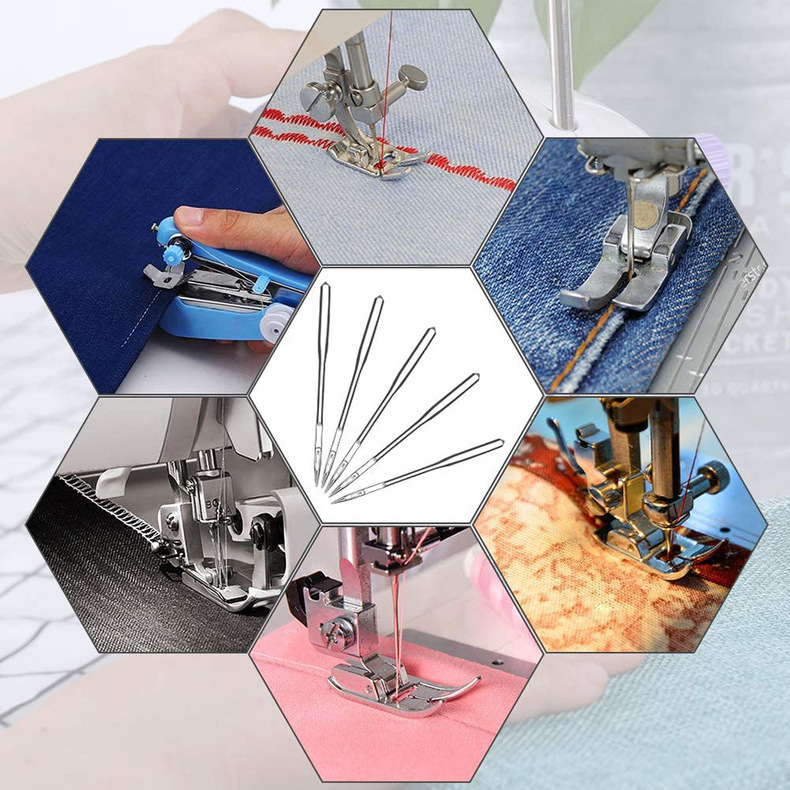 Accesorios para máquinas de coser máquina de coser doméstica aguja de la máquina de coser universal aguja de la máquina de coser de alta calidad accesorios de costura aguja de la máquina al por mayor