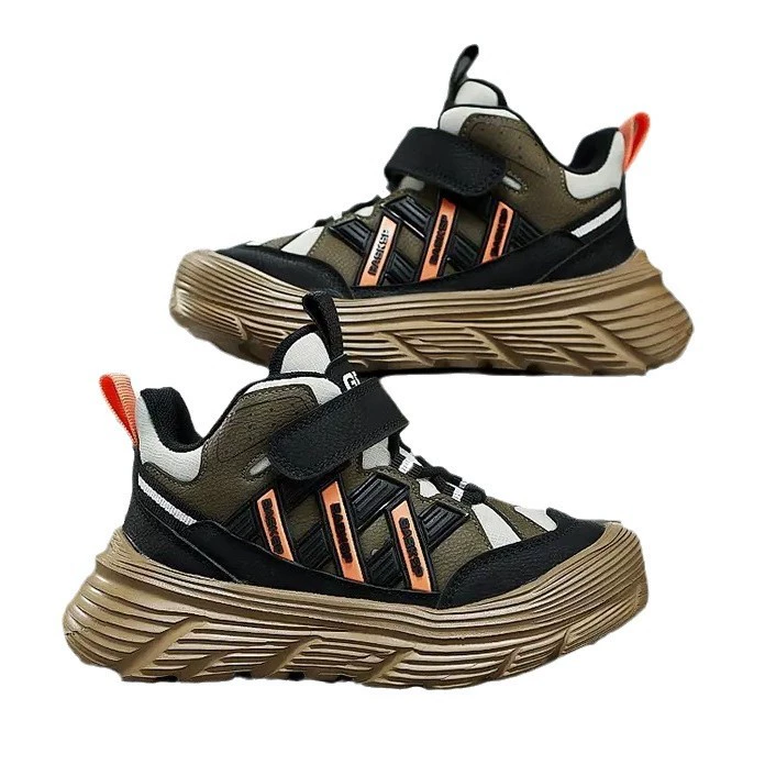 Children's sports shoes for men and women with velcro, trend of season