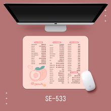 加厚可爱卡通动漫护腕快捷键PPT Windows excel小清新鼠标垫ins风