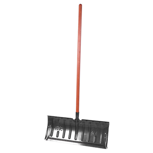 Black Wheel Snow Shovel with Manganese Steel, Multi-functional Heavy-duty Snowboard Winter Snow Removal Tool for Wholesale