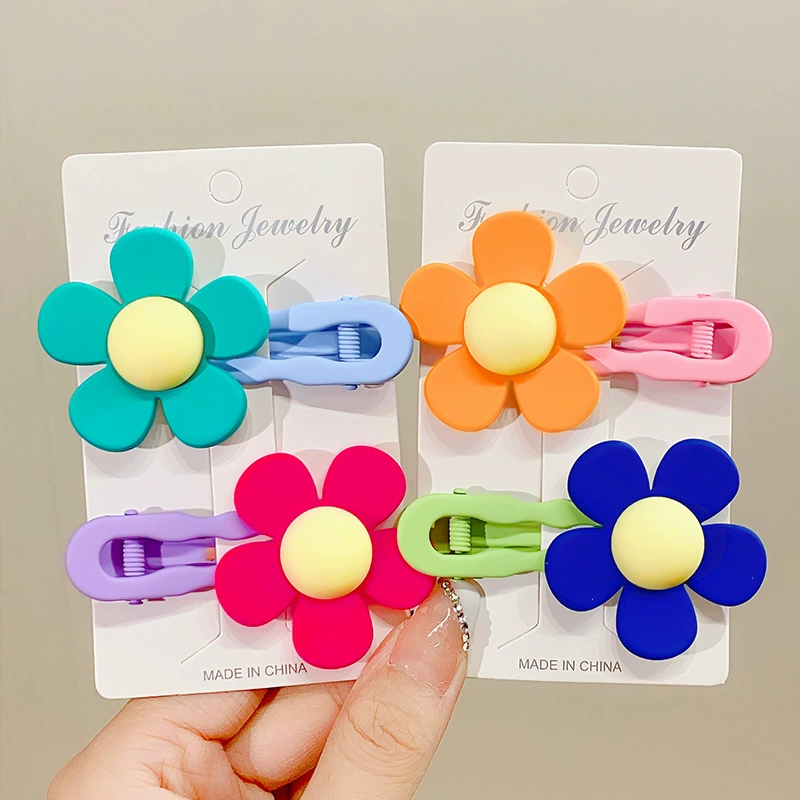 Заколка для волос с цветами (hairgrip), светодиодная солнечная подсветка, 6 цветов, с демонстрационной карточкой, легкая