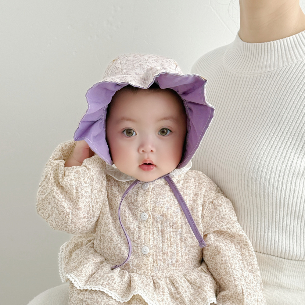 Sombrero de sol para bebé con protección de cuello y ala ancha_voghion.com