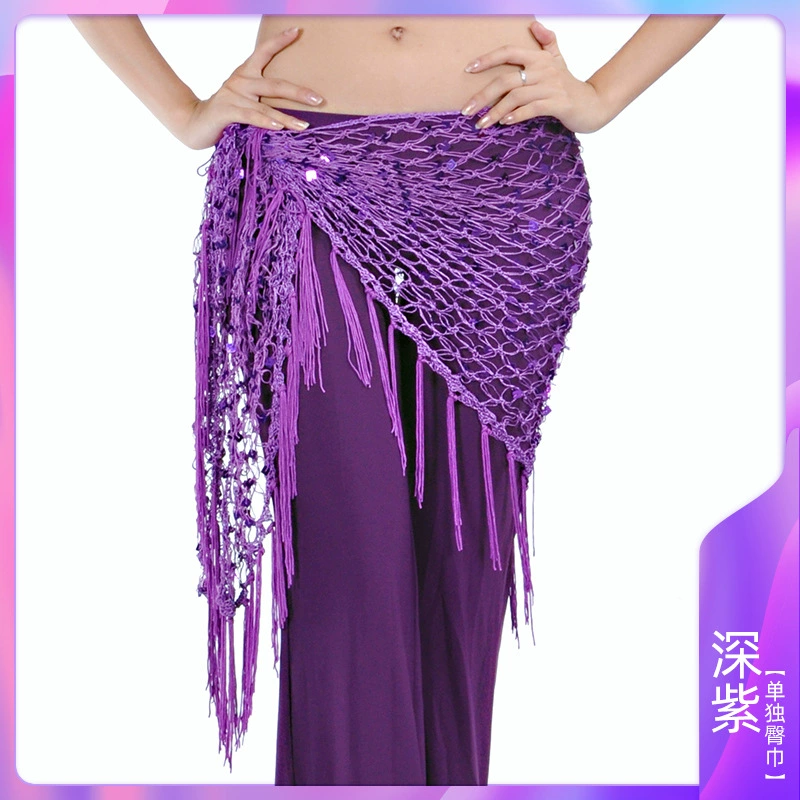 Треугольный шарф-шаль Belly Dance костюм для Belly Dance пояс для талии, хвостовой шарф сомбреро с бисером