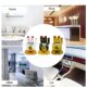 6 Inch Solar Power Shaker Japanese-style Ornaments Platinum Luckies Cat Creative Car Supplies Interior Decoration Crafts
