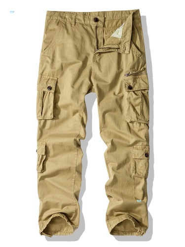 Cotton Cargo Pants Lightweight Cotton men's Casual Cargo Pants