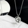 Necklace stainless steel suitable for men and women, pendant hip-hop style, accessory