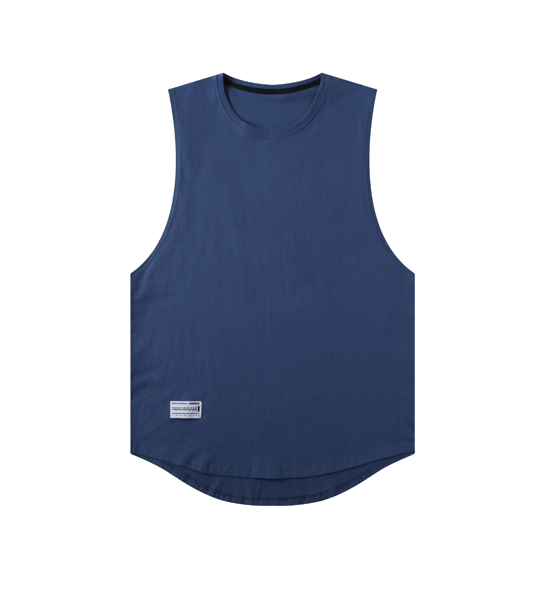 Algodón puro color sólido chaleco deportivo hombres transpirable absorción de humedad suelta entrenamiento de baloncesto ropa de entrenamiento sin mangas de secado rápido chaleco manga corta