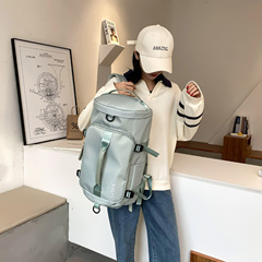 時尚潮流大容量登山包短途乾濕分離旅行包帶獨立鞋倉手提雙肩包包