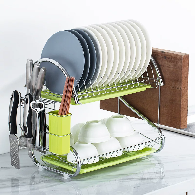 Storage rack Multi-layer household drain rack dish rack kitchen floor-standing cabinet rack storage rack