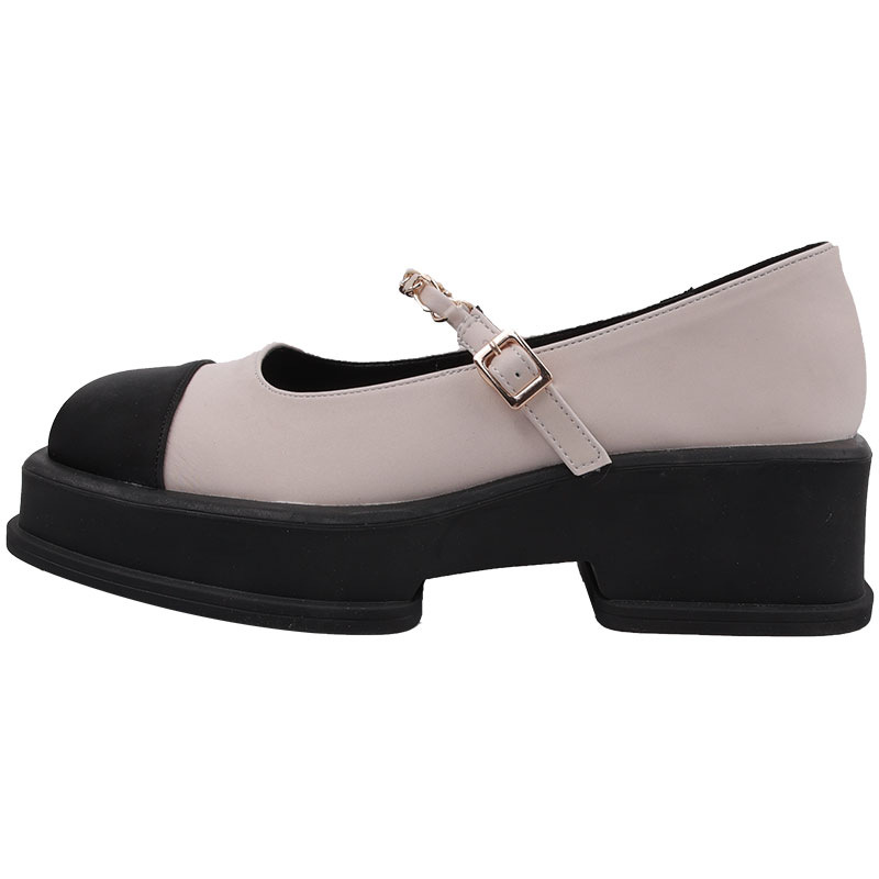 Loafers platform high heels, Chanel style, Spring/Fall 2024 model