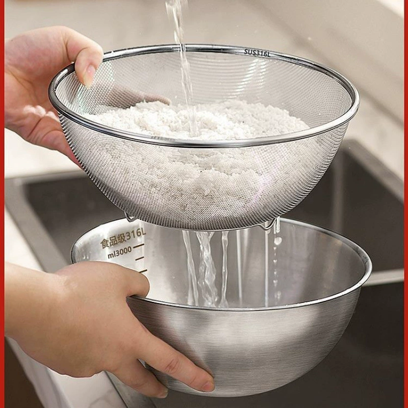 Сливная корзина из нержавеющей стали 316, раковина для мытья овощей, сито для мытья риса, раковина для мытья риса, кухонная раковина для мытья фруктов, фильтр для воды, раковина для мытья риса, другое