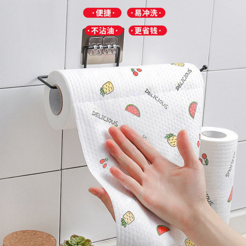 Washing Repeatedly Use Lazy Rag Kitchen Paper Towel Disposable Dish Cloth Cleaning Oil Absorbent Water Absorbent Paper Rag