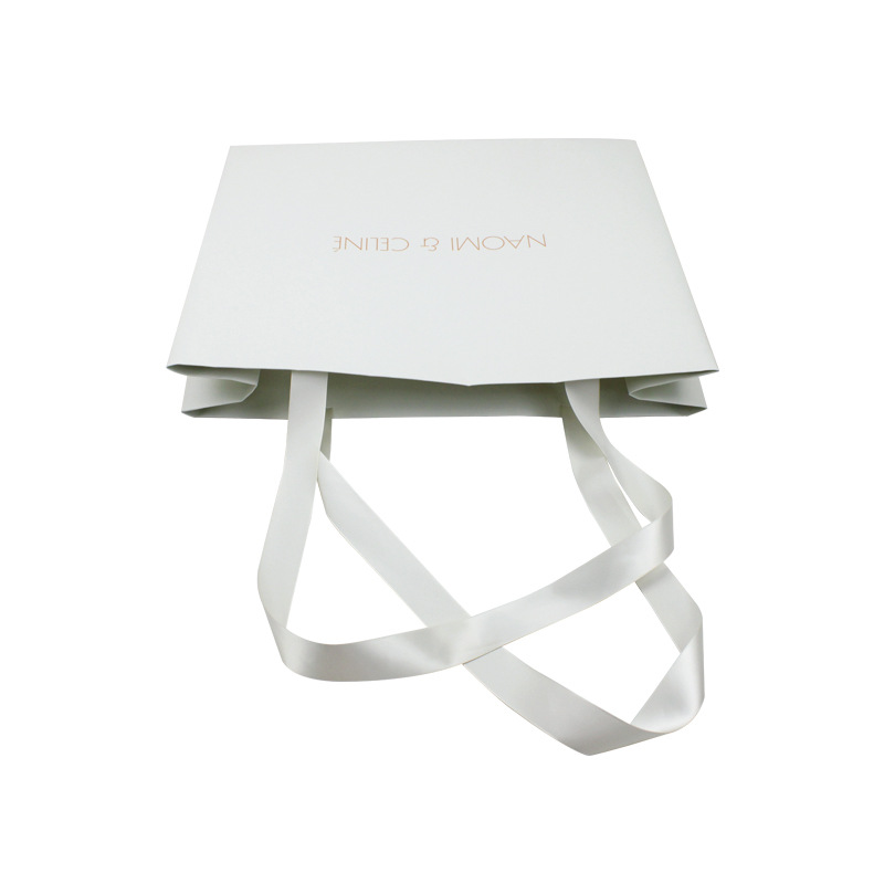 明莱简约纯色纸袋 手提礼品袋印刷服装纸袋定 做牛皮纸包装袋批发