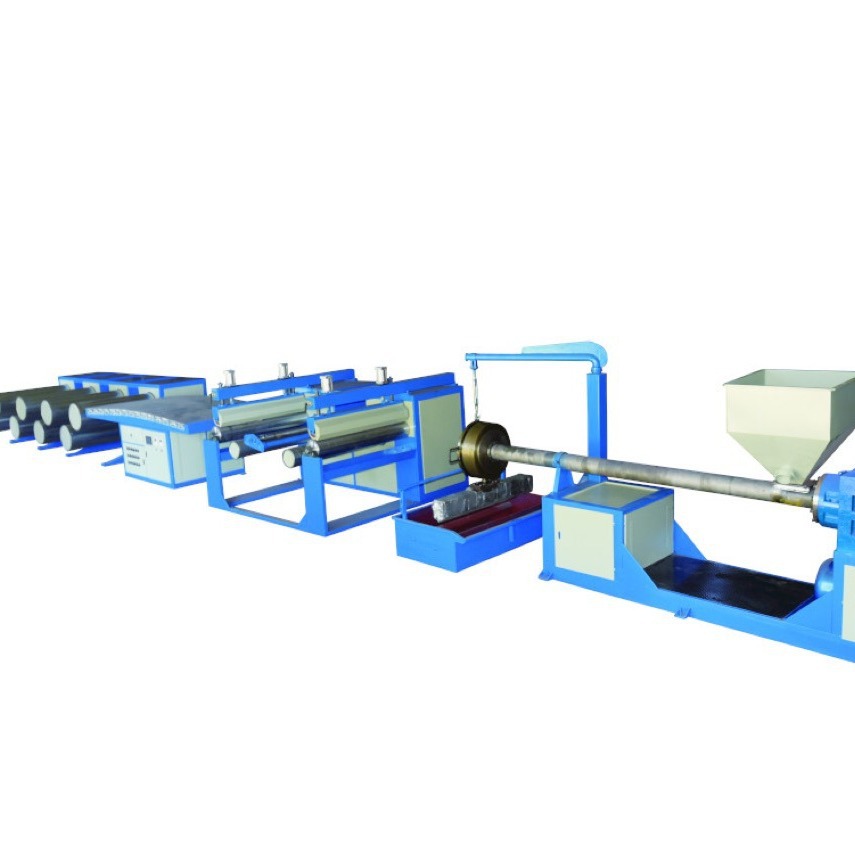 供应塑料制袋机蛇皮袋集装袋遮阳网自动生产设备编织袋扁丝拉丝机