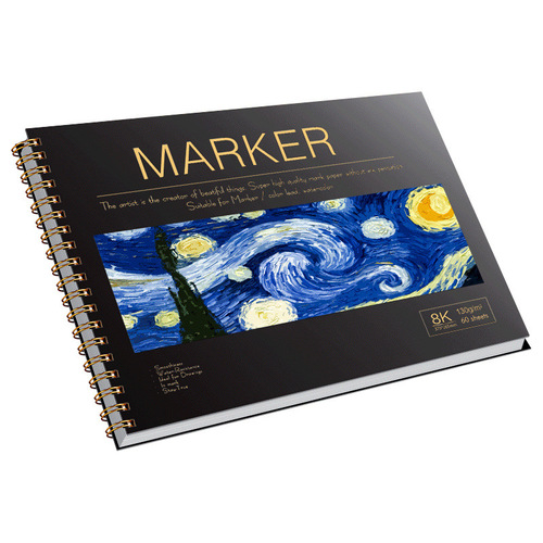 Mark pen special drawing book drawing professional paper art hand-painted blank comic university 8K mark book