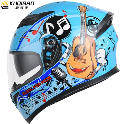Safety Gray 3C Certification, Motosiklet kaskı (dəbilqə) - guitar-player-without-bluetooth-m