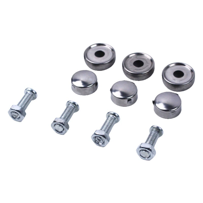 Пряжка номерного знака из нержавеющей стали уплотнение гвоздя номерного знака винт гайка крышка Пряжка номерного знака номерной знак фиксированный винт гайка винт болт