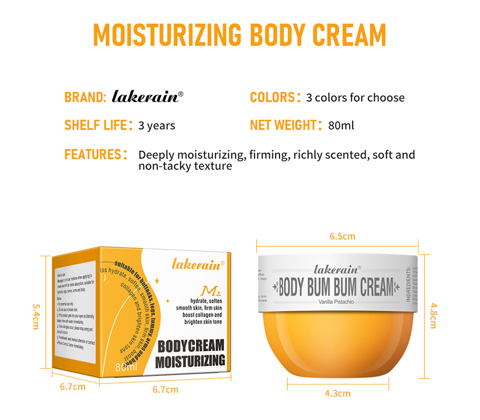 Lakerain Hip Care Cream Body Care Hip Cream 80ml undefined