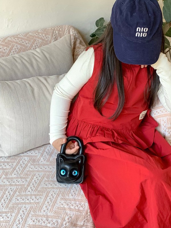2026 bolsas de niños transfronterizas nuevas moda niños divertidos lindos bolsas de mano de gato tridimensionales padres e hijos mini bolsas de lápiz labial