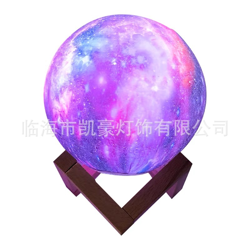 Fábrica al por mayor 3D Luna lámpara linterna cumpleaños Día de San Valentín regalo LED Lámpara decorativa Luna luz de la noche