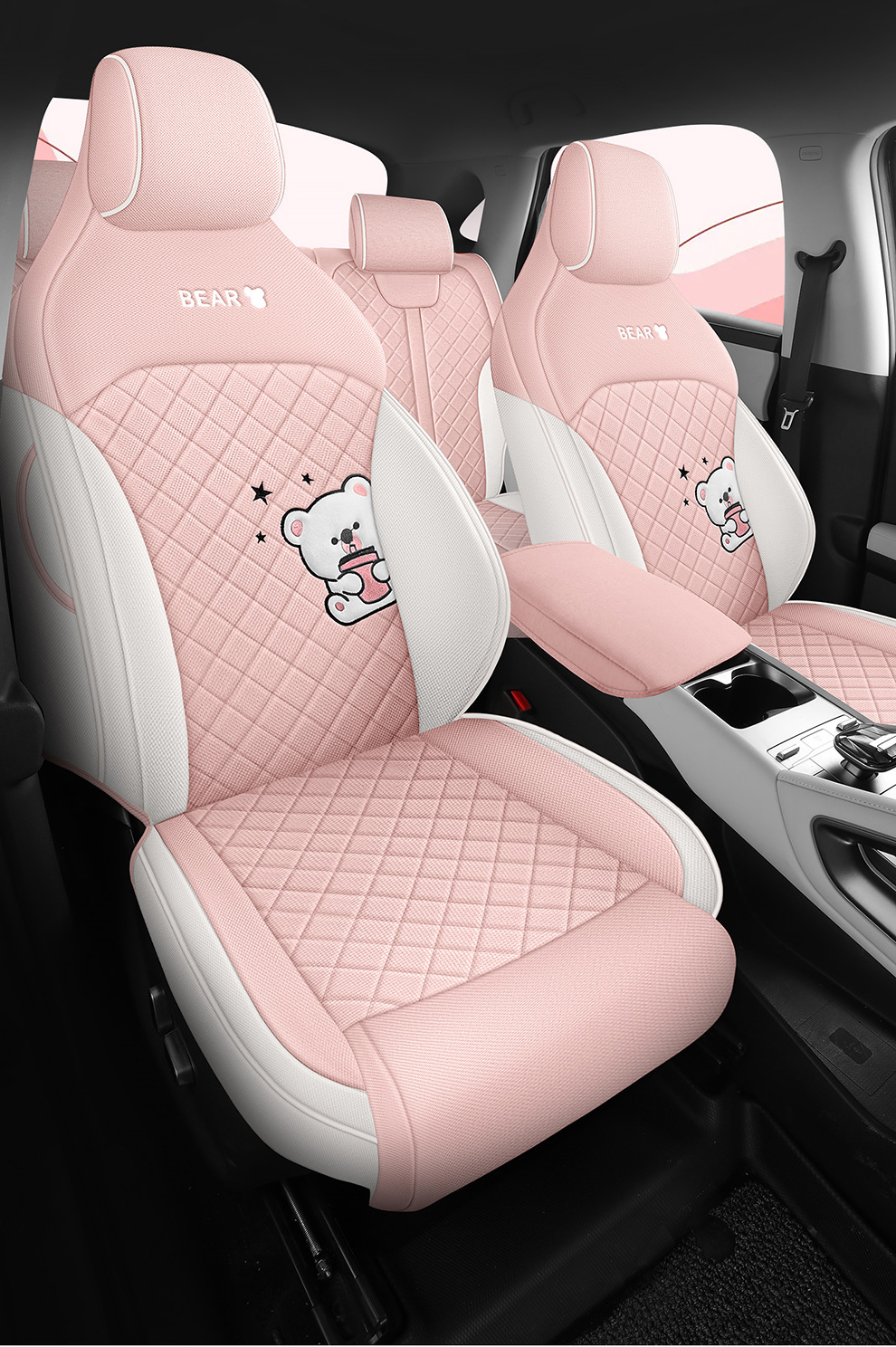 2025 Byd Yuan up Special Seat Cover Four-Season Fully Surrounded Seat Cushion Yuan up Cotton and Linen Fabric Car Seat Cover