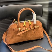 时尚手提包包2025新款复古简约单肩包斜挎包女包L124