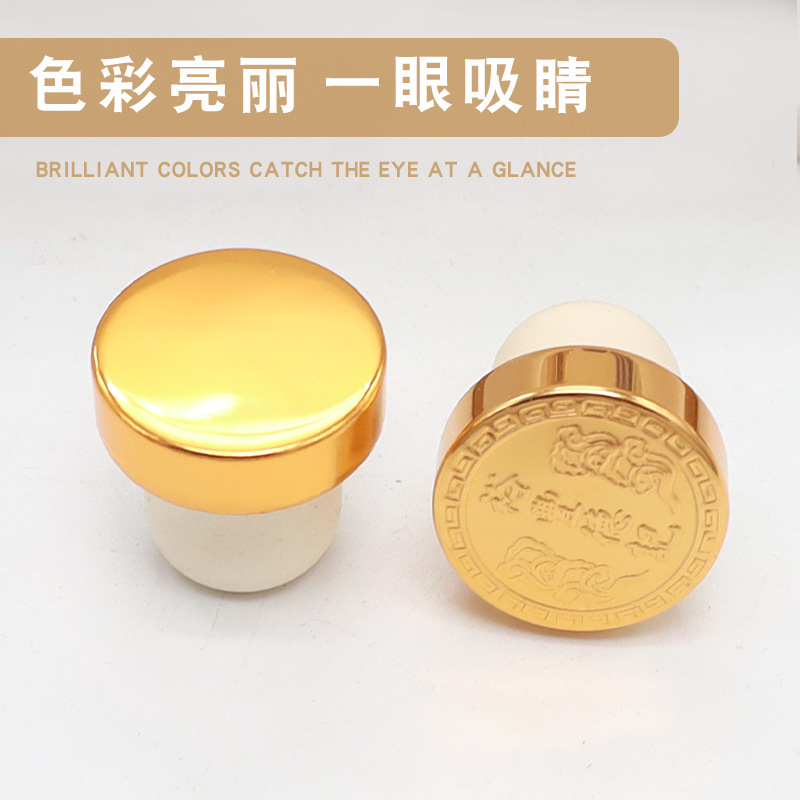 Polímero T-tipo tapón de vino tapón de vodka vino extranjero vino de hielo tapa de vino blanco tapón de roble sellado