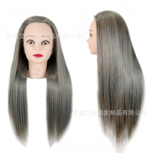 Modelo de peluca, cabello trenzado, entrenamiento de cabello trenzado, peluca de cabeza, modelo de cabeza, corte de cabello, enseñanza de enseñanza, ejercicios de corte de cabello