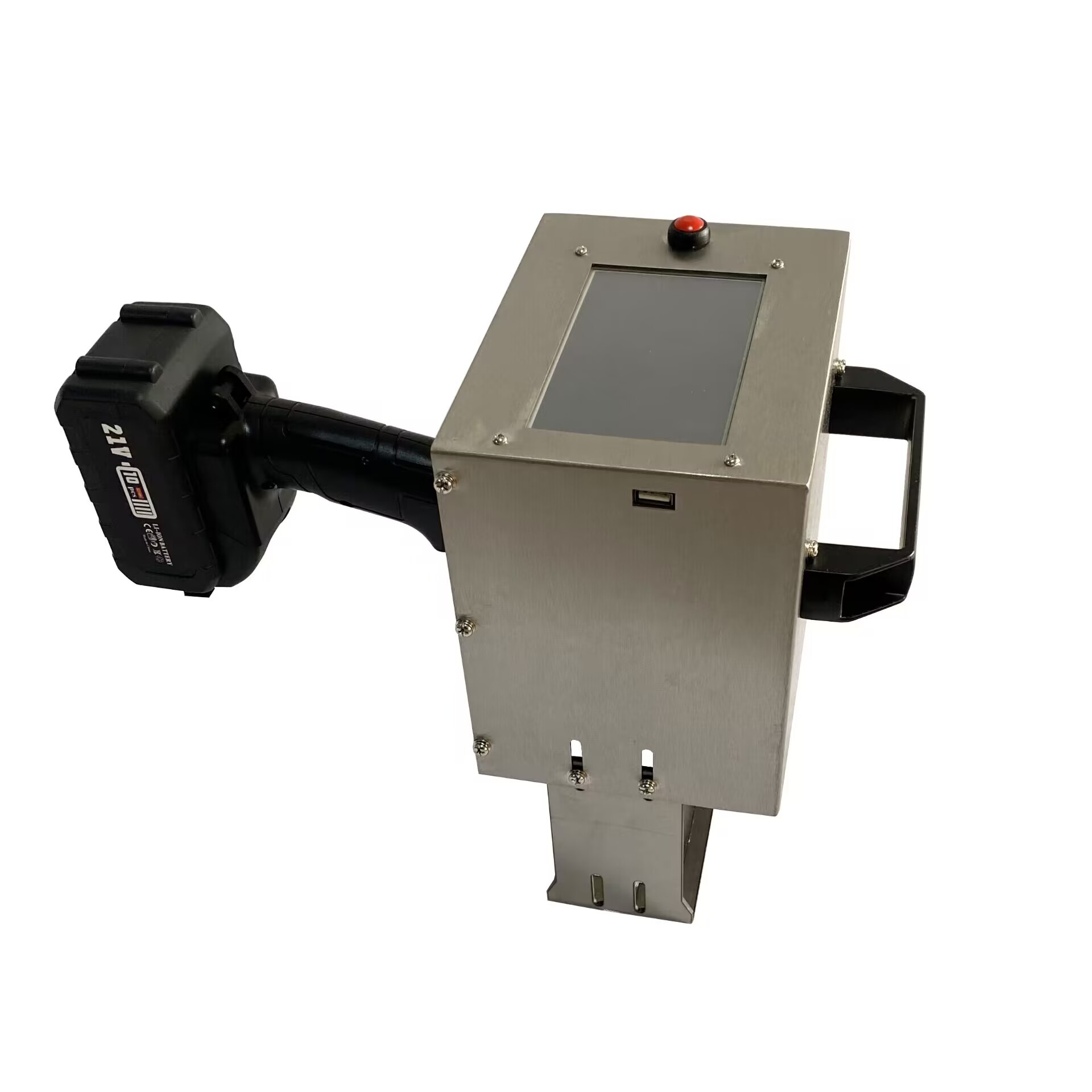 Xuanyi Máquina de marcado eléctrica portátil Máquina de grabado de metal Máquina de codificación de marco de placa de acero Máquina de codificación VIN de viga de automóvil