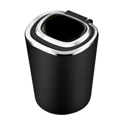 Car cigarette holder with light, metal inner bowl, car interior accessory, car center console air vent ashtray