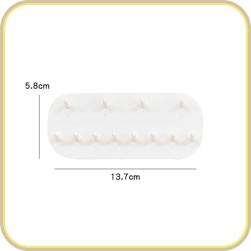 복열 미니 후크 [흰색] 뒷면 접착제 포함