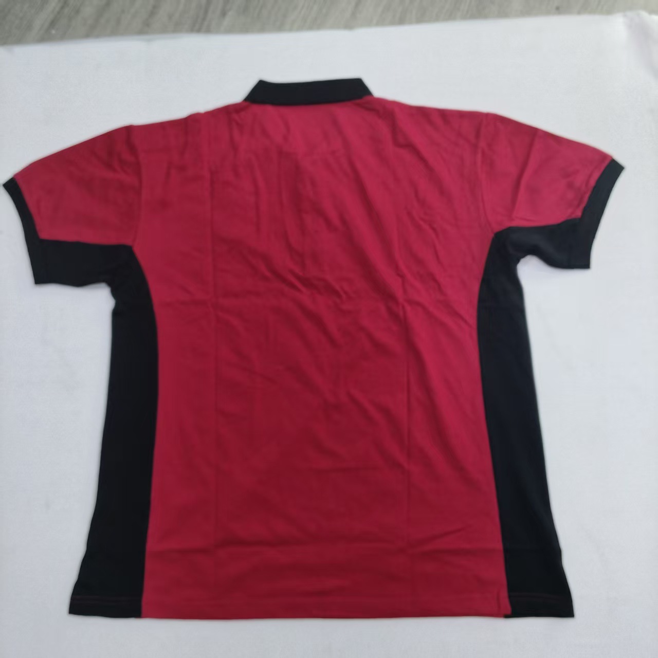 跨境精仿棉冰丝POLO衫T恤校服餐饮店工作文化衫定制印制LOGO