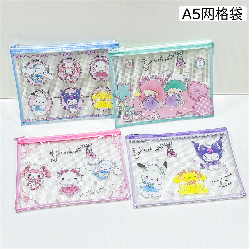 산리오 메쉬백 헤드기어 A5-[스타일이 균등하게 배포됩니다]