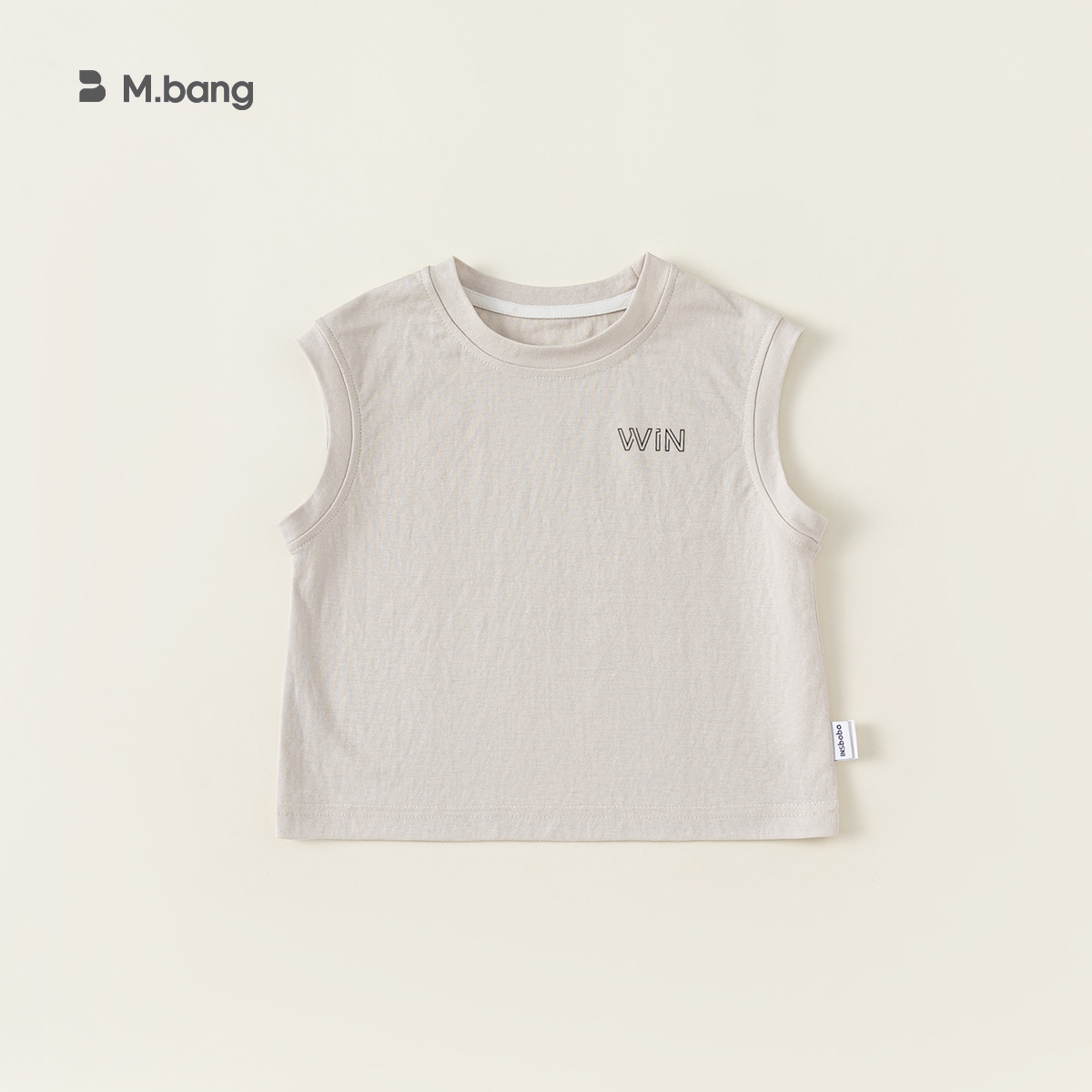 Chaleco para niños verano niñas color sólido camisola casual bebé sin mangas camiseta top XY24035