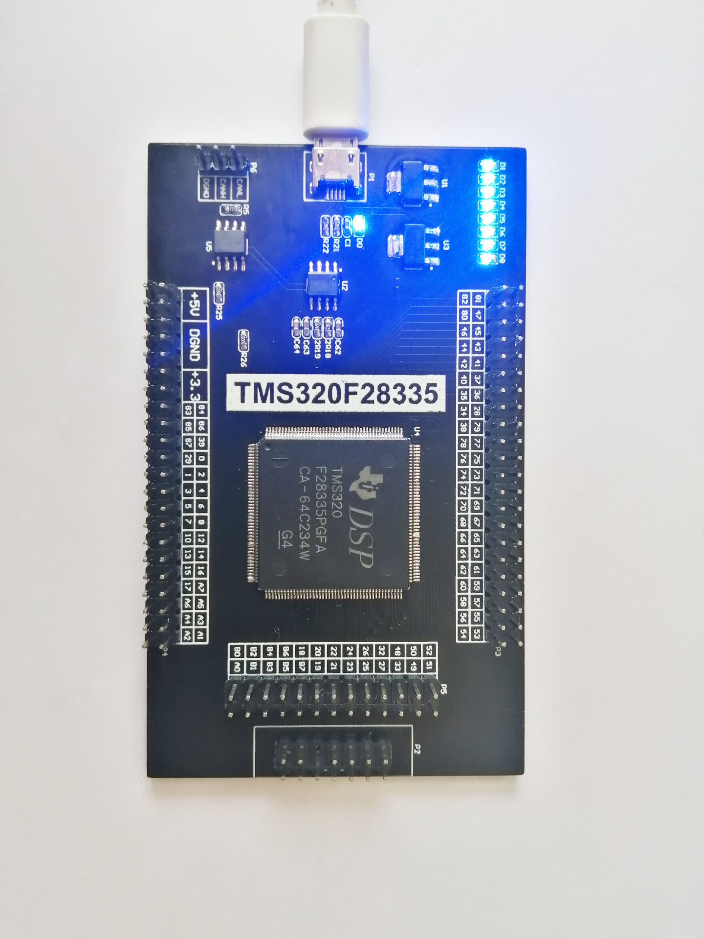 TMS320F28335 DSP开发板 USB转串口转CAN通信 包邮 送原理图和PCB