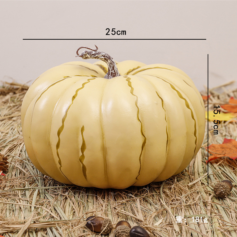 Simulación transfronteriza espuma calabaza modelo Halloween Acción de Gracias decoración de Navidad props disparo decoración de calabaza falsa image 46