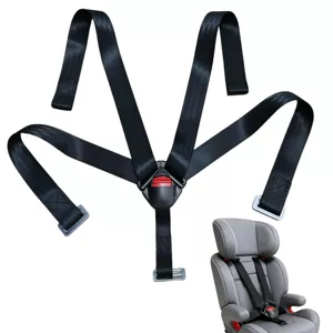 Universal five-point infant car seat safety harness, adjustable shoulder straps, high chair infant chest safety harness, stroller accessories
