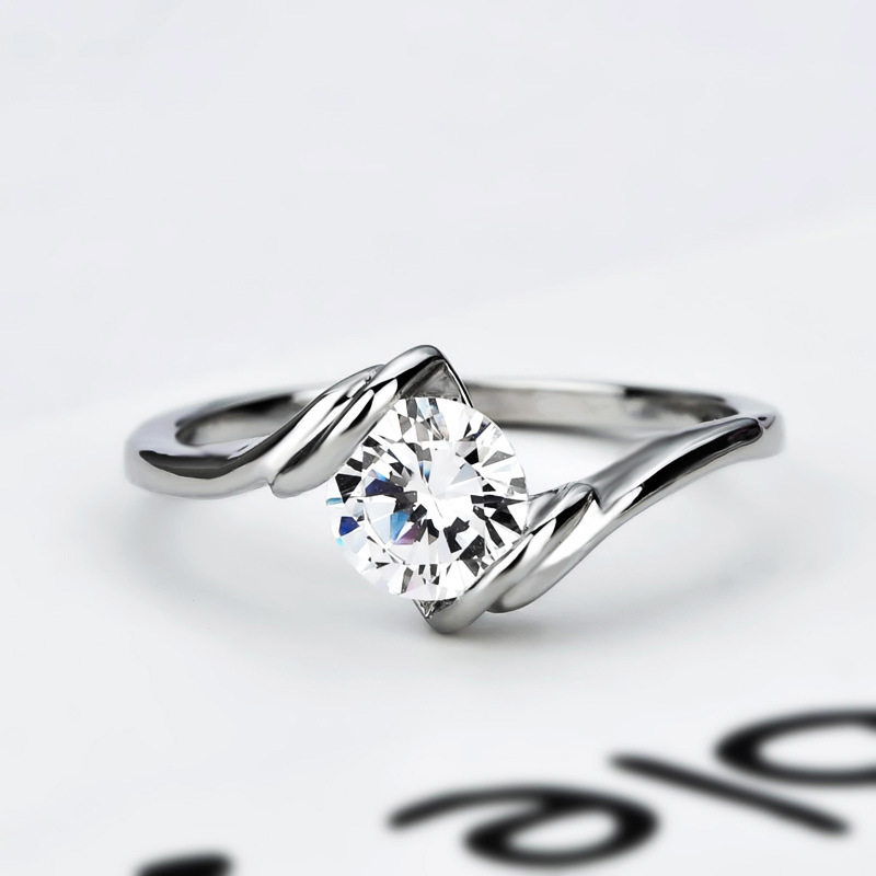 Casual Loose Diamond Zircon Ring for Women, Fashionable Ol Proposal, Engagement Ring, Jewelry, Accessible Luxury, Versatile, Exquisite Elegant