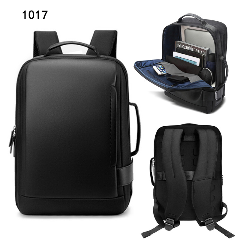 대용량 확장형 백팩 1017 블랙