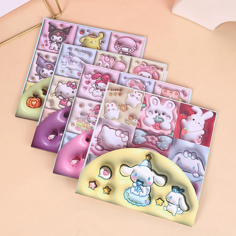 Трансграничный эффект расширения тихая наклейка оригами корейская наклейка DIY ручной работы оригами сетка красная прямая трансляция 3 юаней оптовая продажа