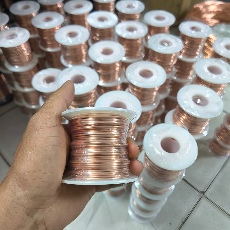 Highly Conductive Copper Soft Wire Around the Shaft T2 Pure Copper Wire 1.3mm High Purity Copper Wire on the Shaft Shaft Mounted Copper Wire Wholesale Soft State