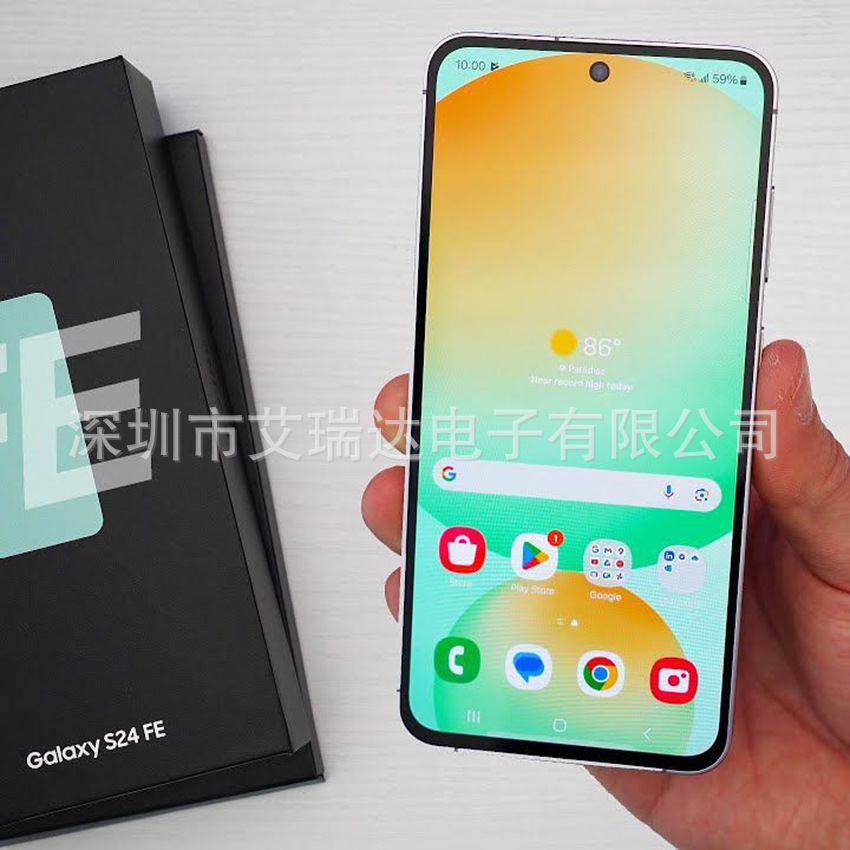 2024新款大屏跨境手机S24 FE外贸低价智能手机厂家现货批发